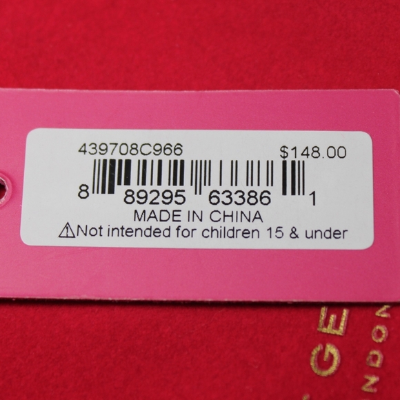 NWT KURT GEIGER LONDON DUAL PAVÉ HEART HEAD GOLD TONE HINGE CUFF BANGLE BRACELET - Picture 6 of 6